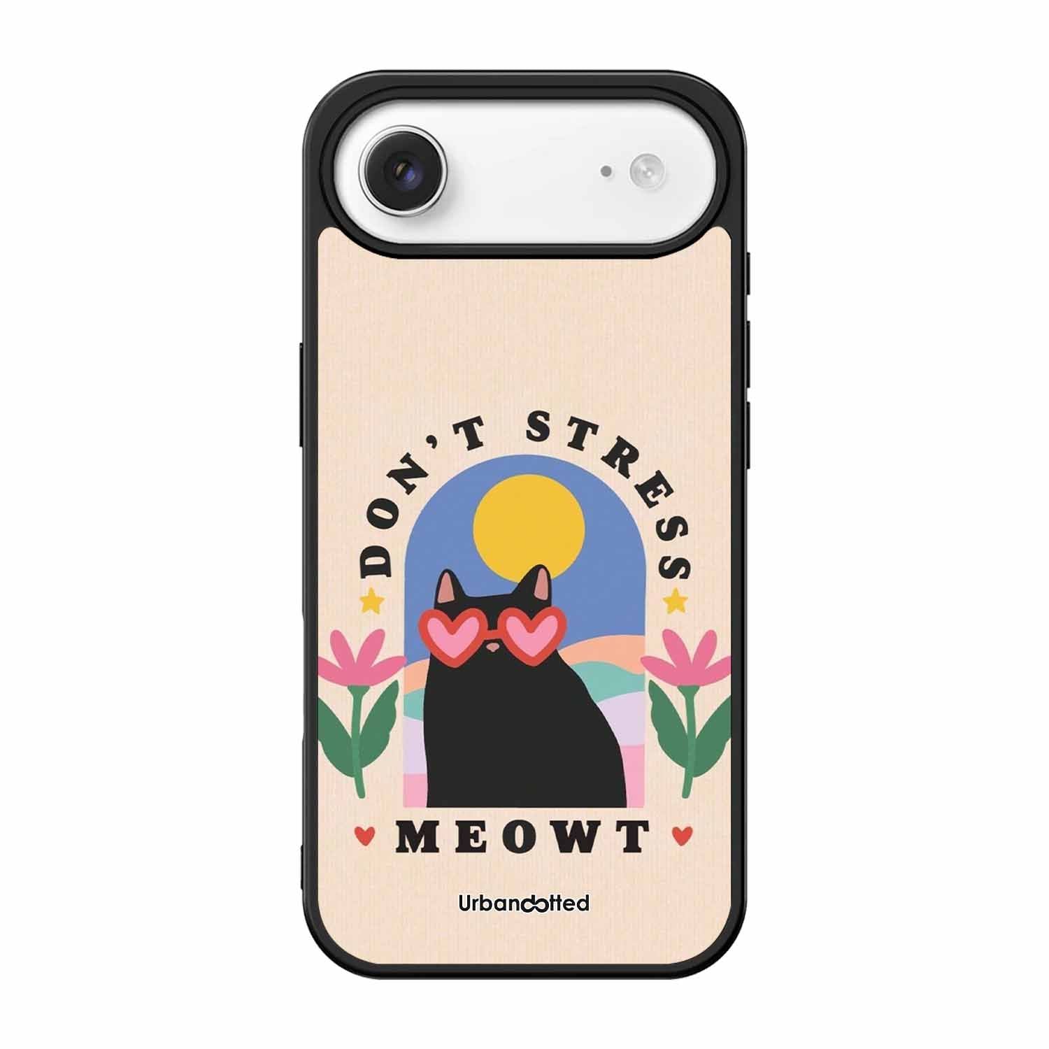 Don't Stress Meowt Glass Case For iPhone Air