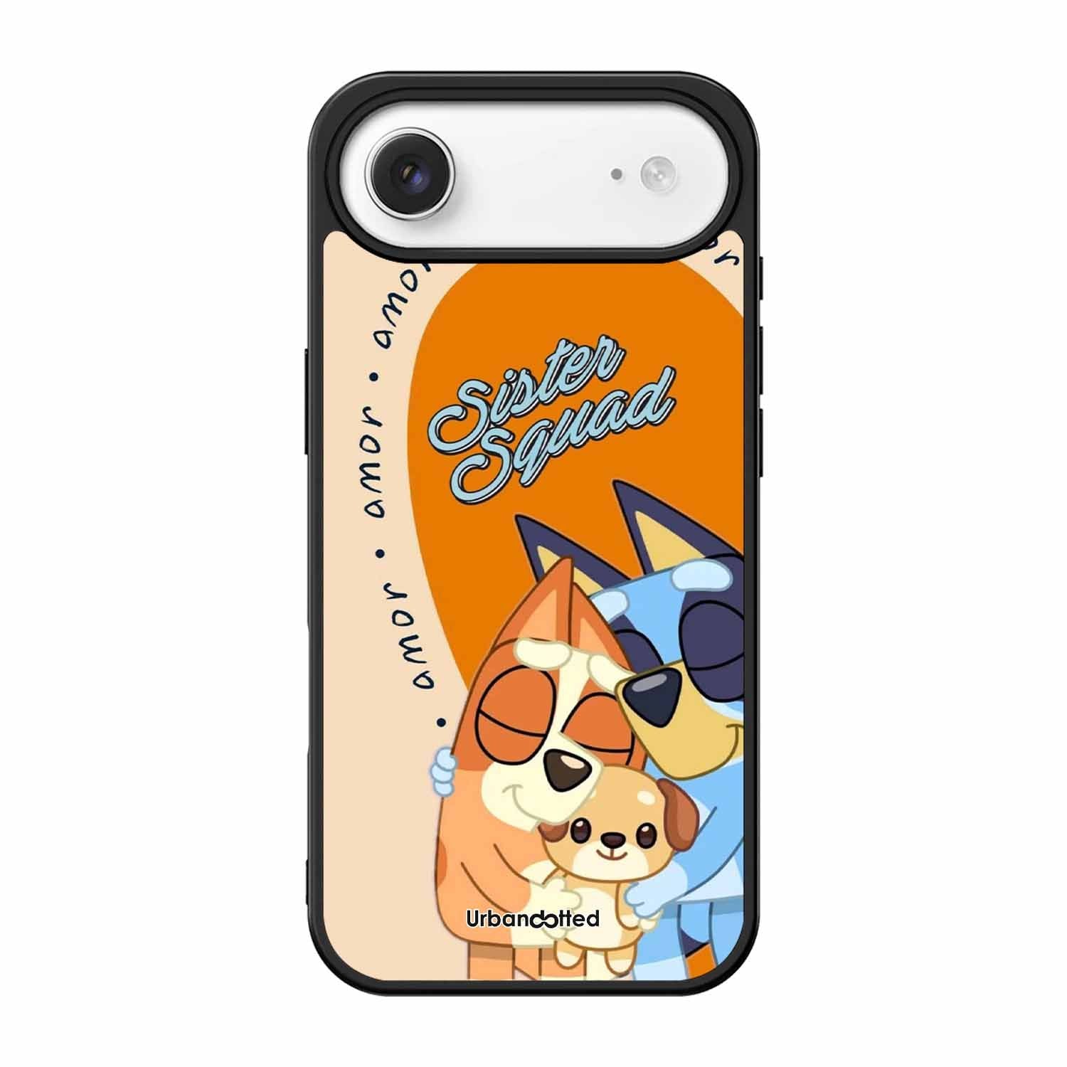 Aussie Cartoon Sisters Glass Case For iPhone Air