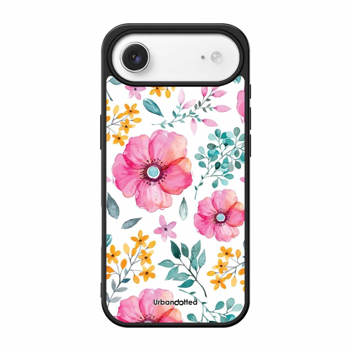 True Blue Wildflower Glass Case For iPhone Air