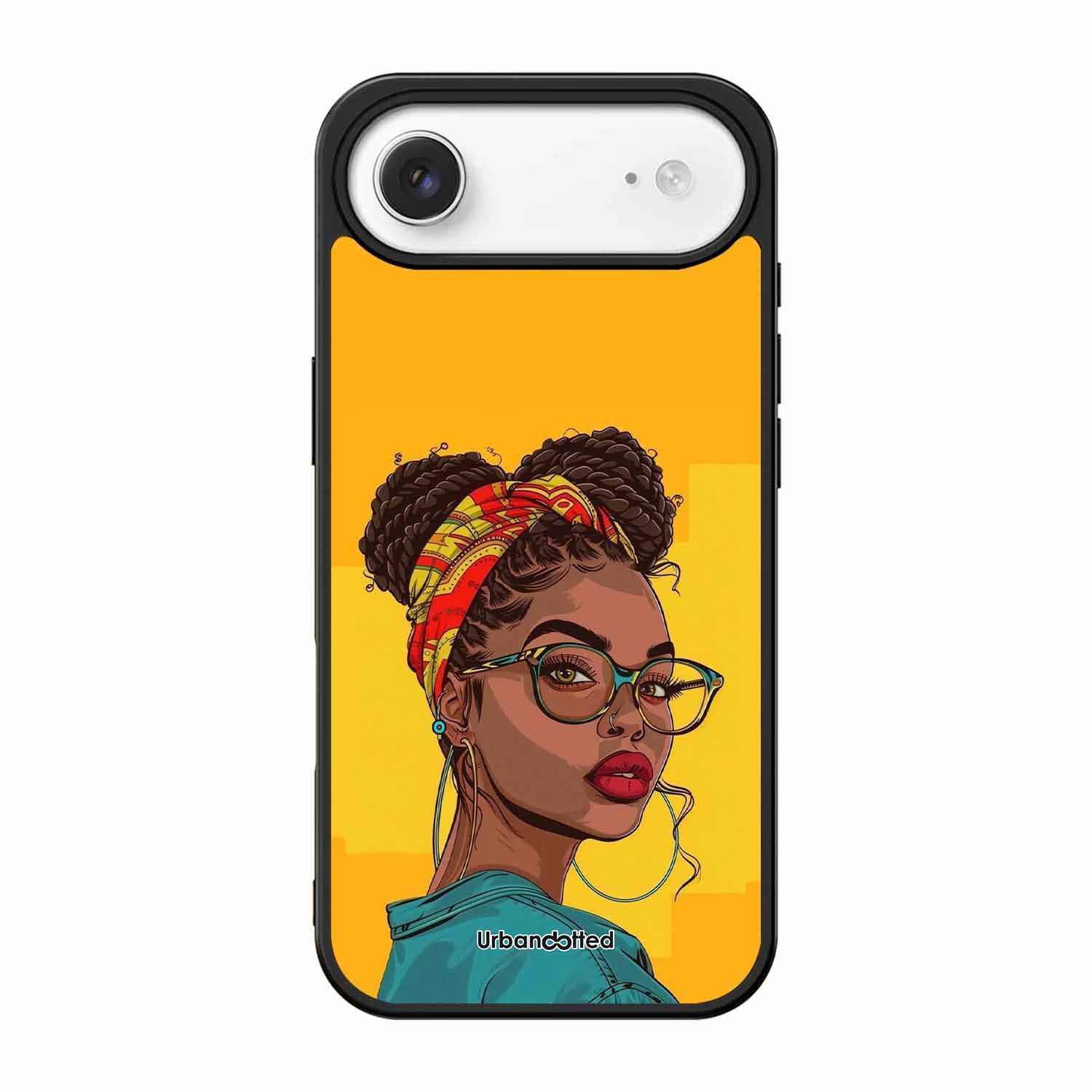Headscarf Beauty Glass Case For iPhone Air