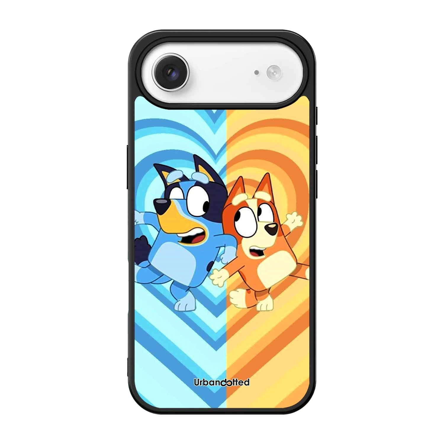 Bluey and Bingo Fun Glass Case For iPhone Air