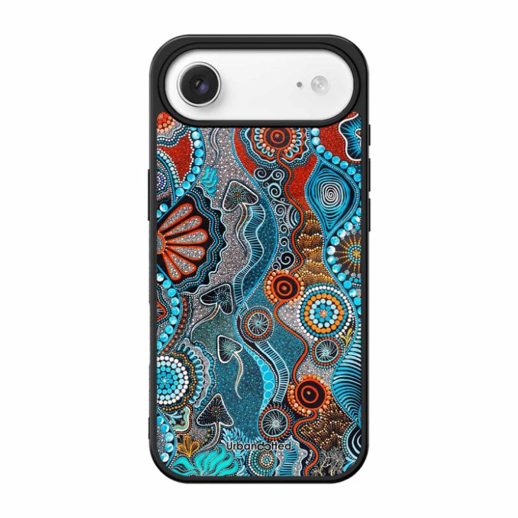 Aboriginal Art Story Glass Case For iPhone Air