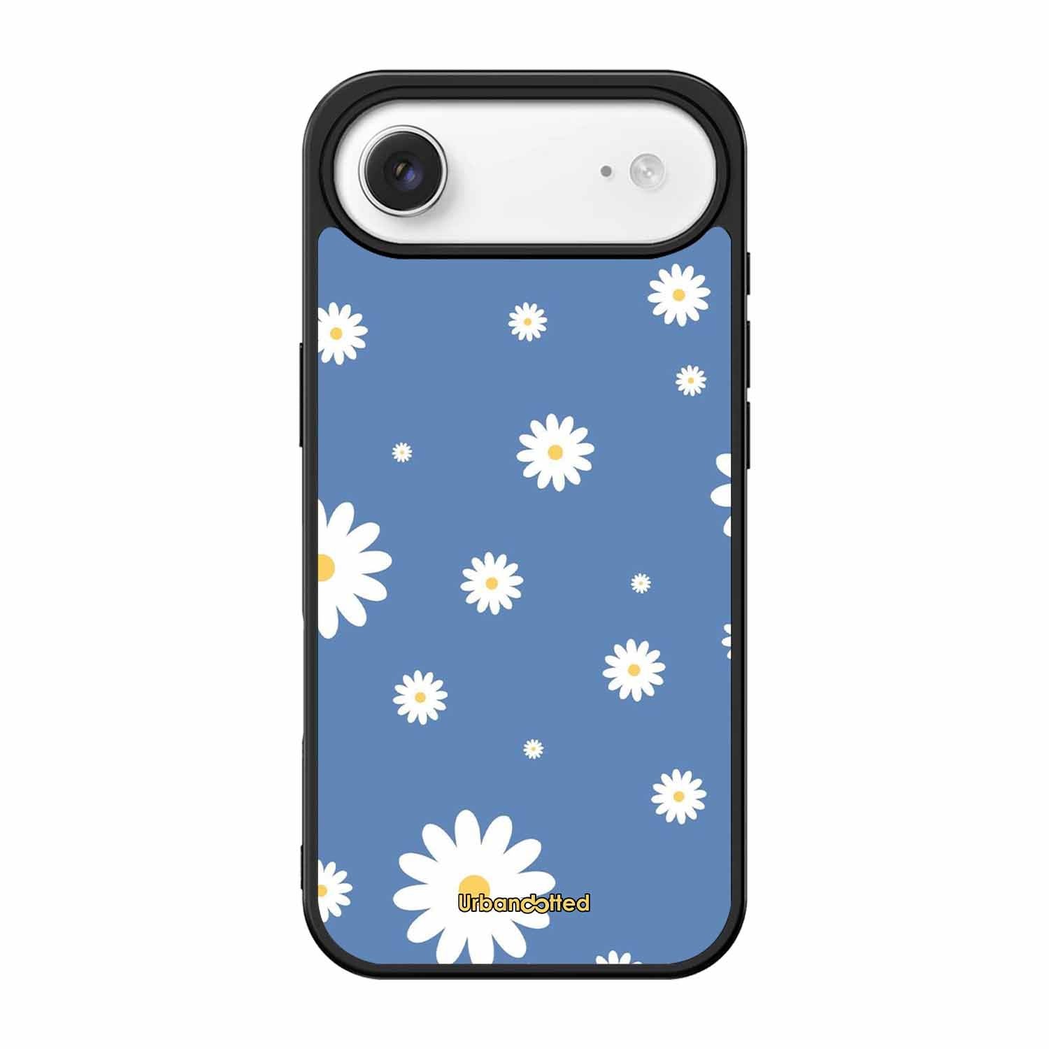 Blue Daisy Meadow Glass Case For iPhone Air