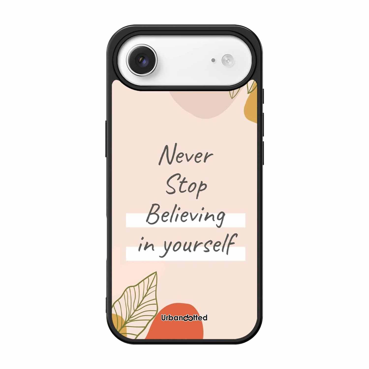 Believe in Yourself Glass Case For iPhone Air