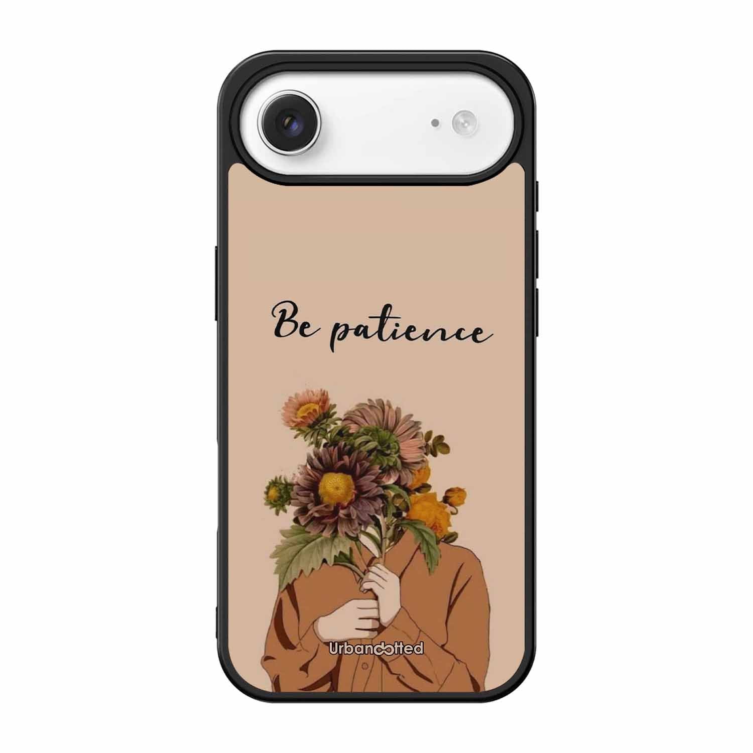 Gentle Bloom Patience Glass Case For iPhone Air