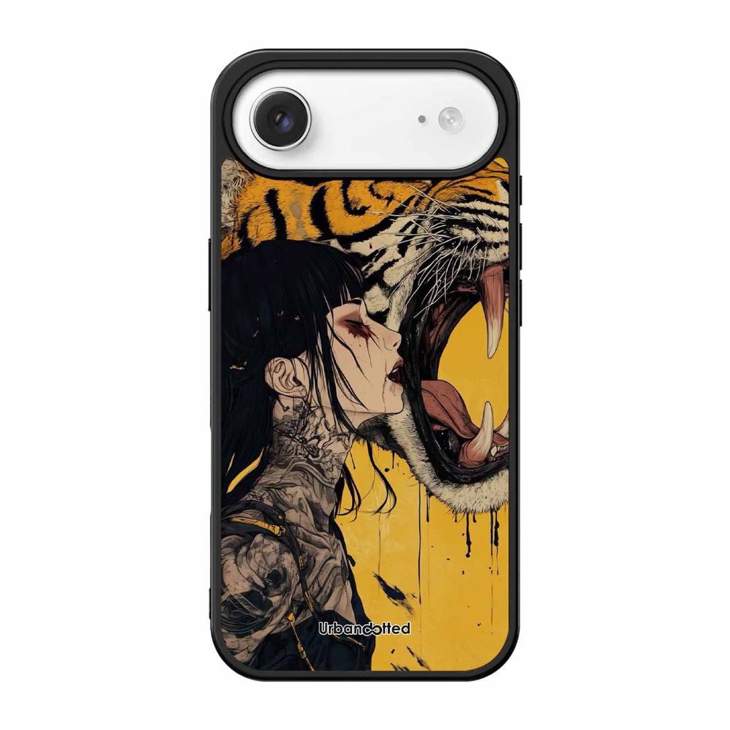 Tattooed Girl with Tiger Glass Case For iPhone Air