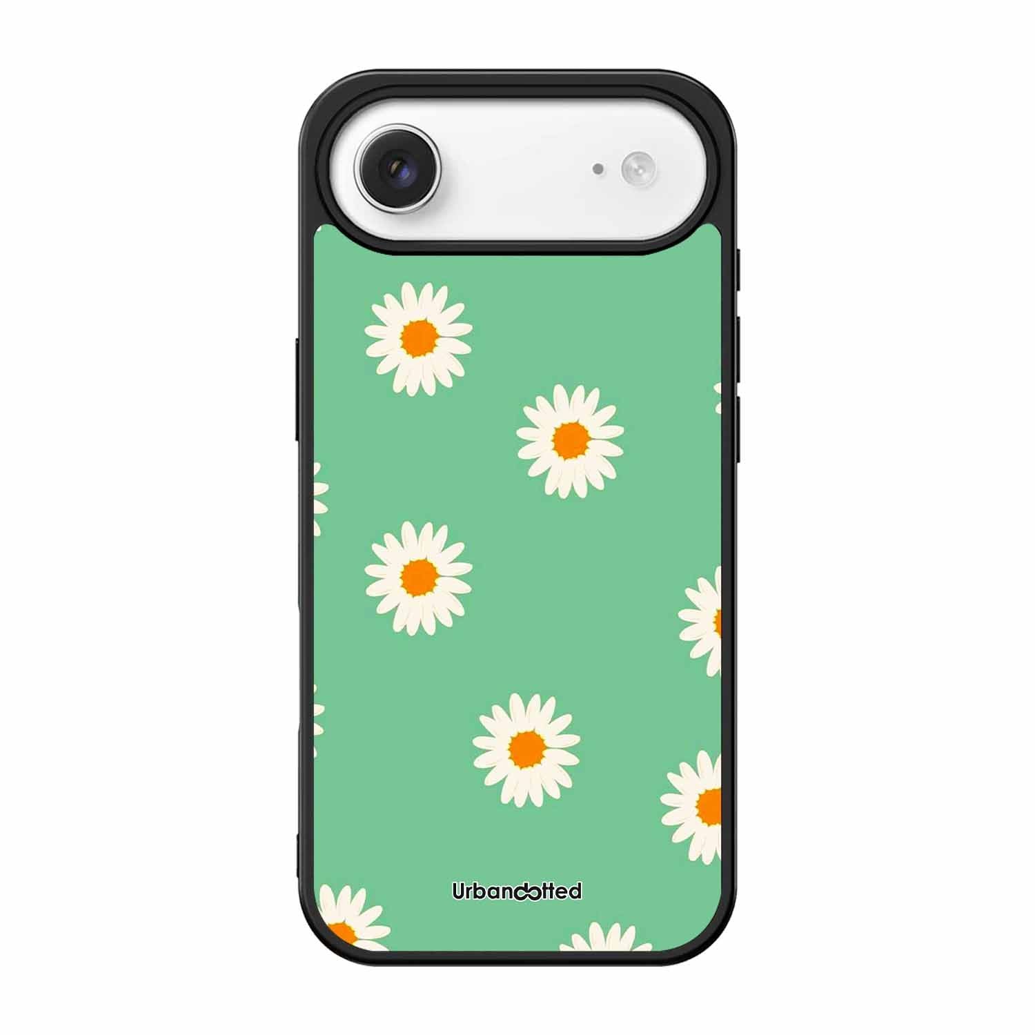 Scattered White Daisies Glass Case For iPhone Air