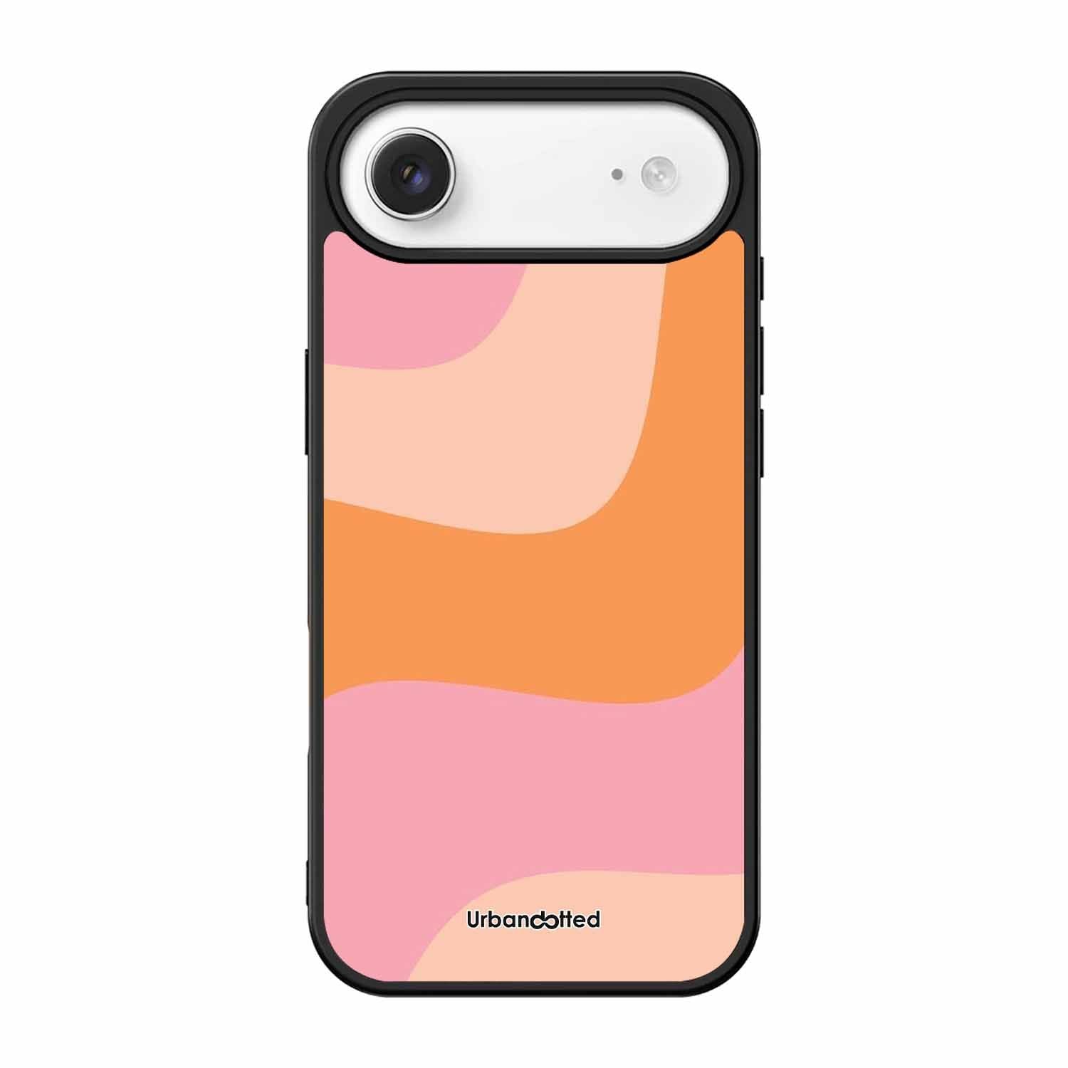 Soft Swirling Stripes Glass Case For iPhone Air