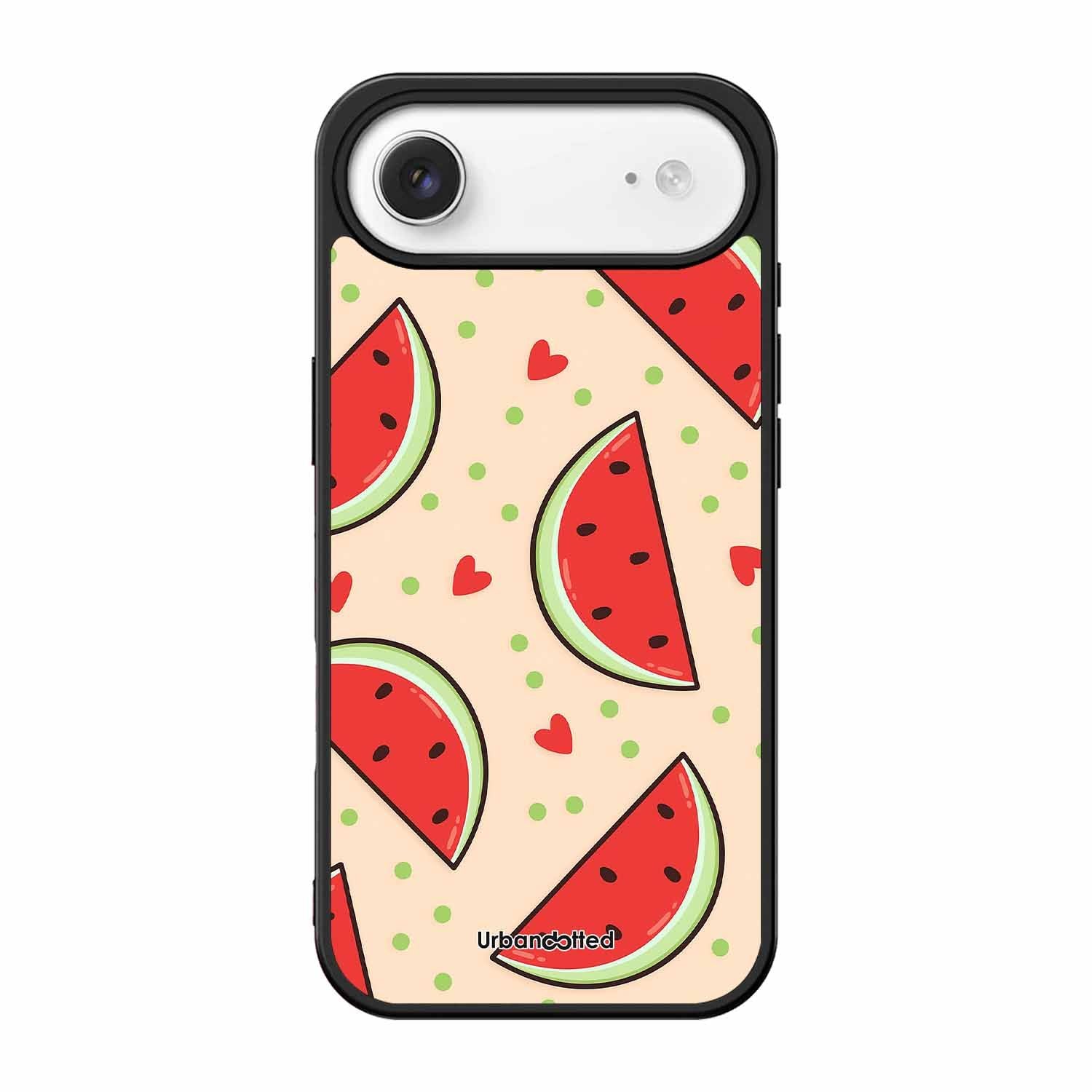 Watermelon Slice Fun Glass Case For iPhone Air