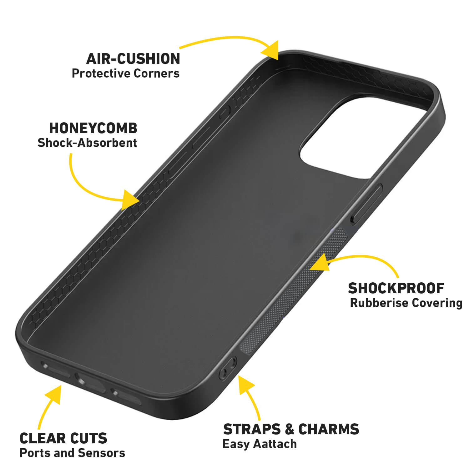 Smiling Dog Portrait Glass Case For iPhone 14
