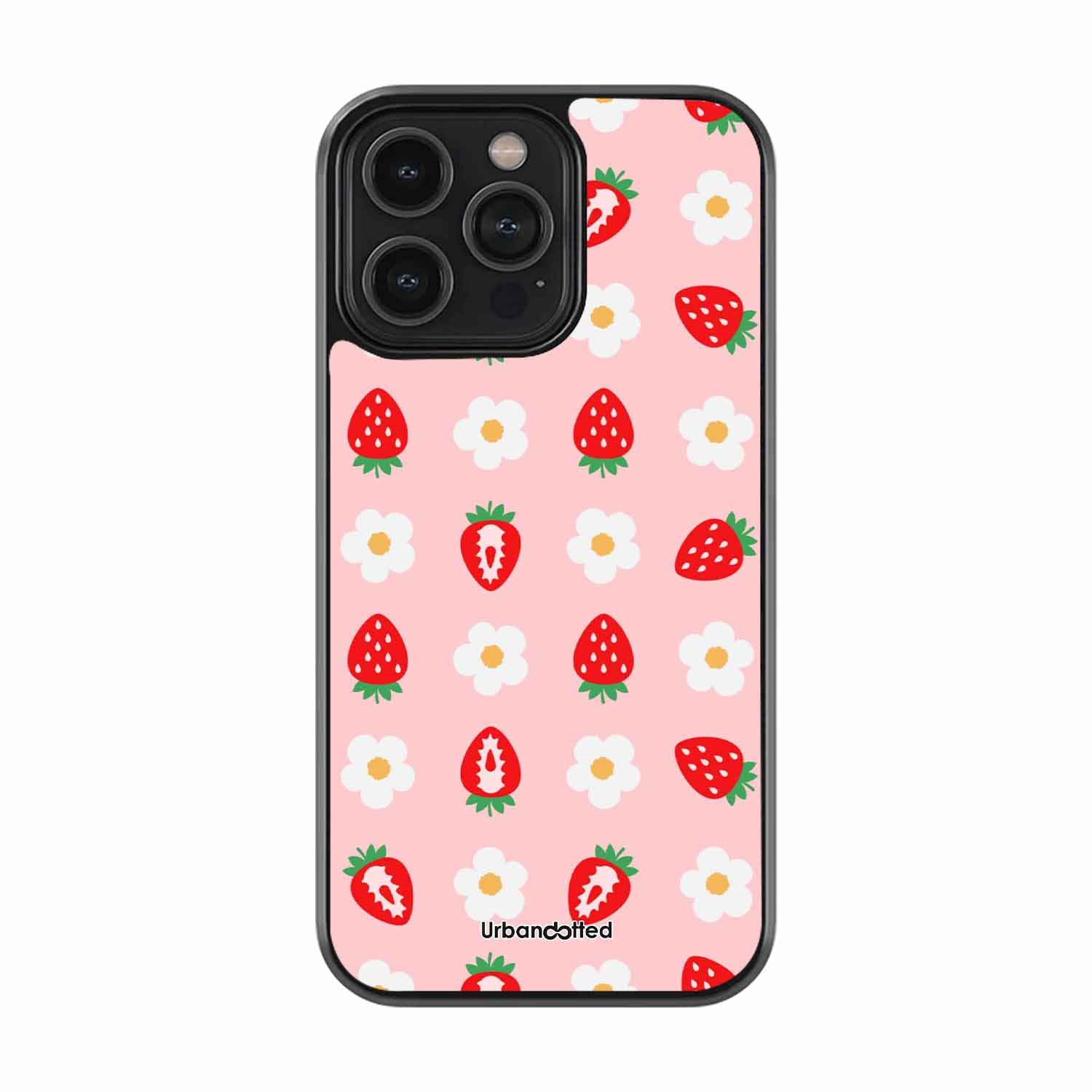 Strawberry Fields Bloom Glass Case