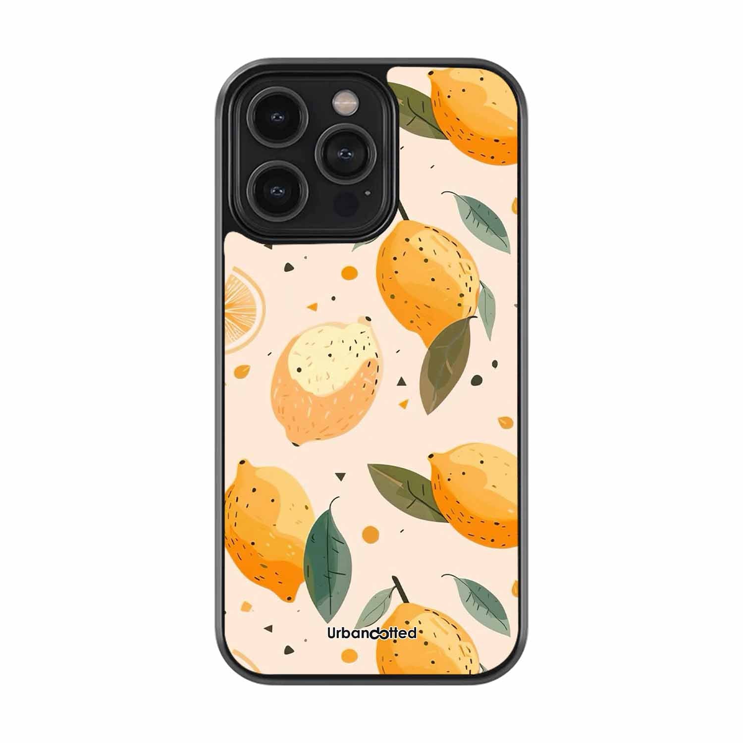 Lemon Zest Garden Glass Case