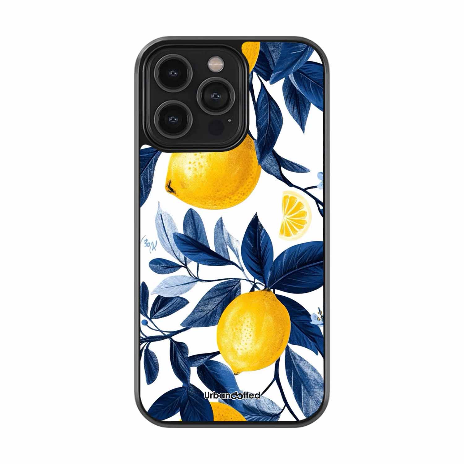 Lemon Indigo Grove Glass Case