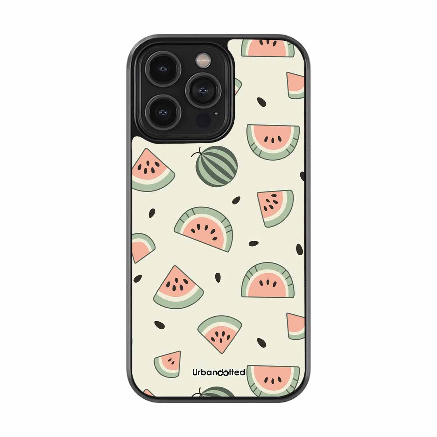 Sweet Melon Slice Glass Case