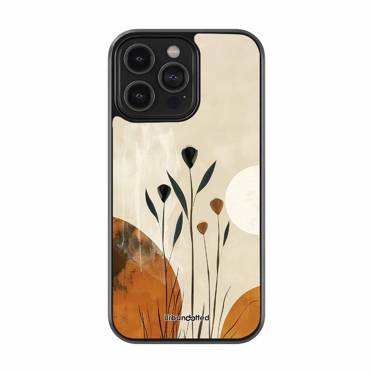 Terra Bloom Abstract Glass Case