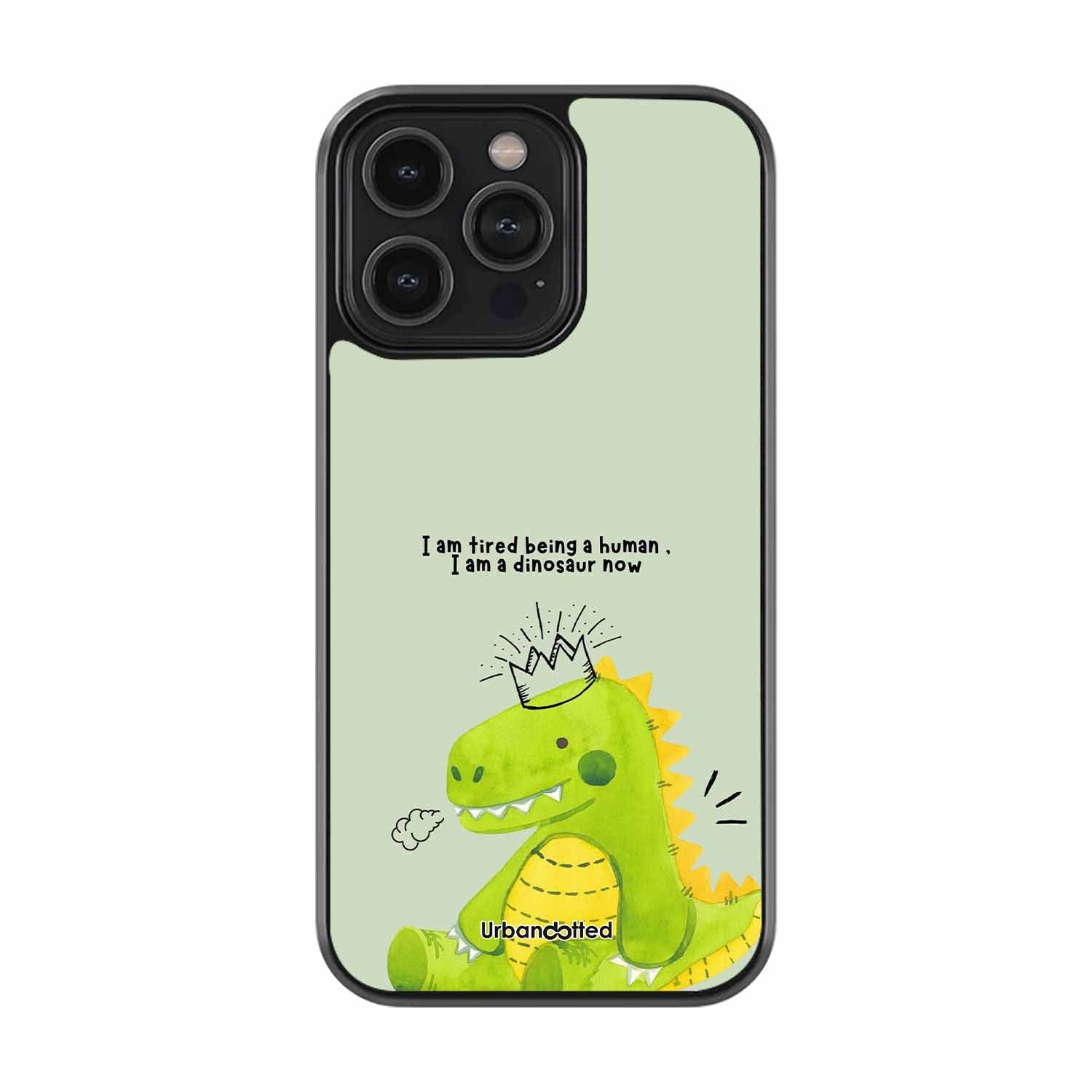 Roaring Crown Dino Glass Case