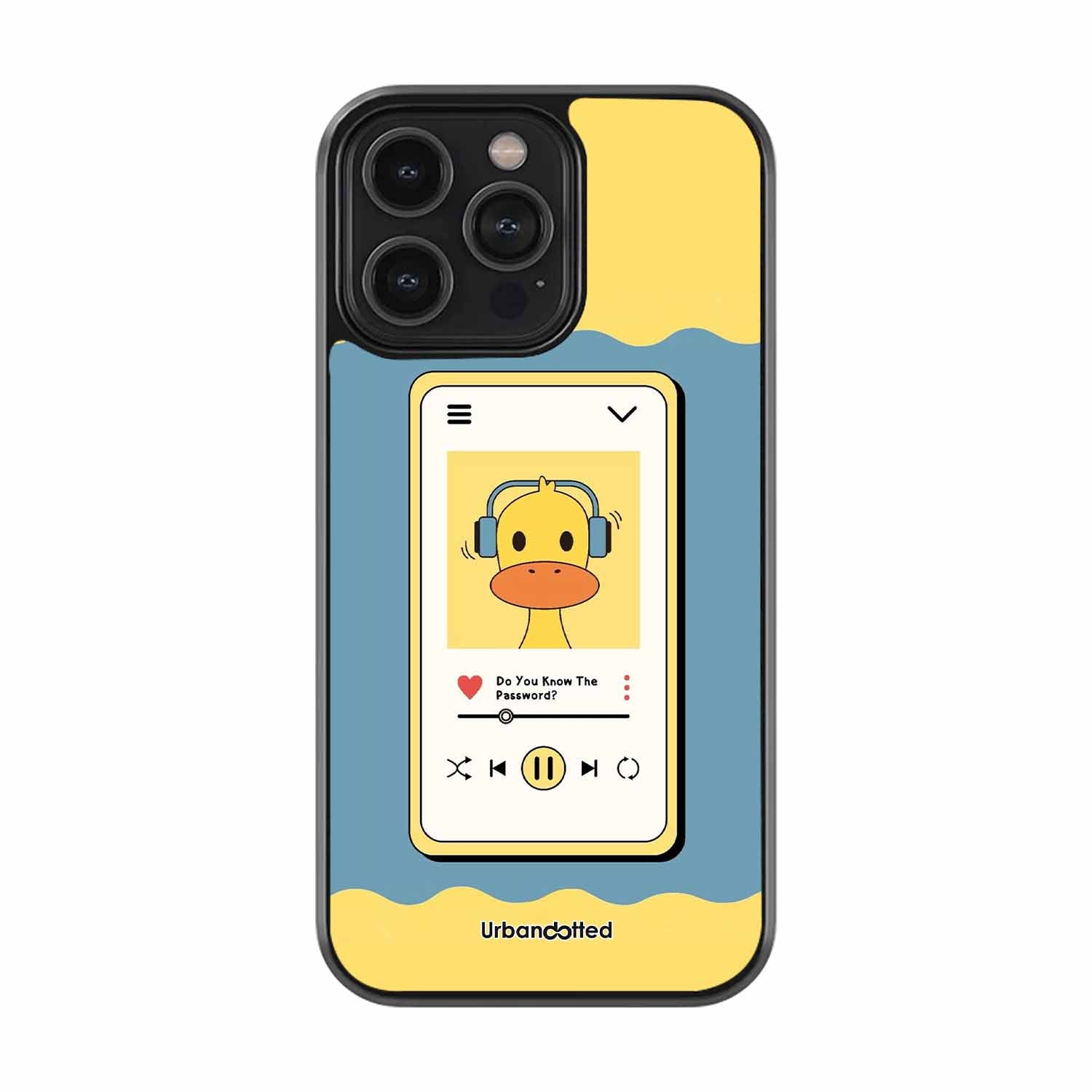 Melody Duck Glass Case
