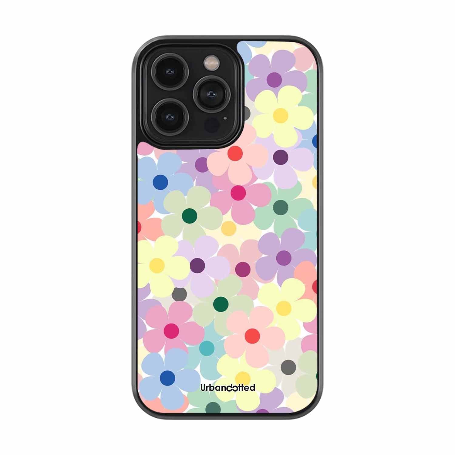 Floral Patchwork Glass Case