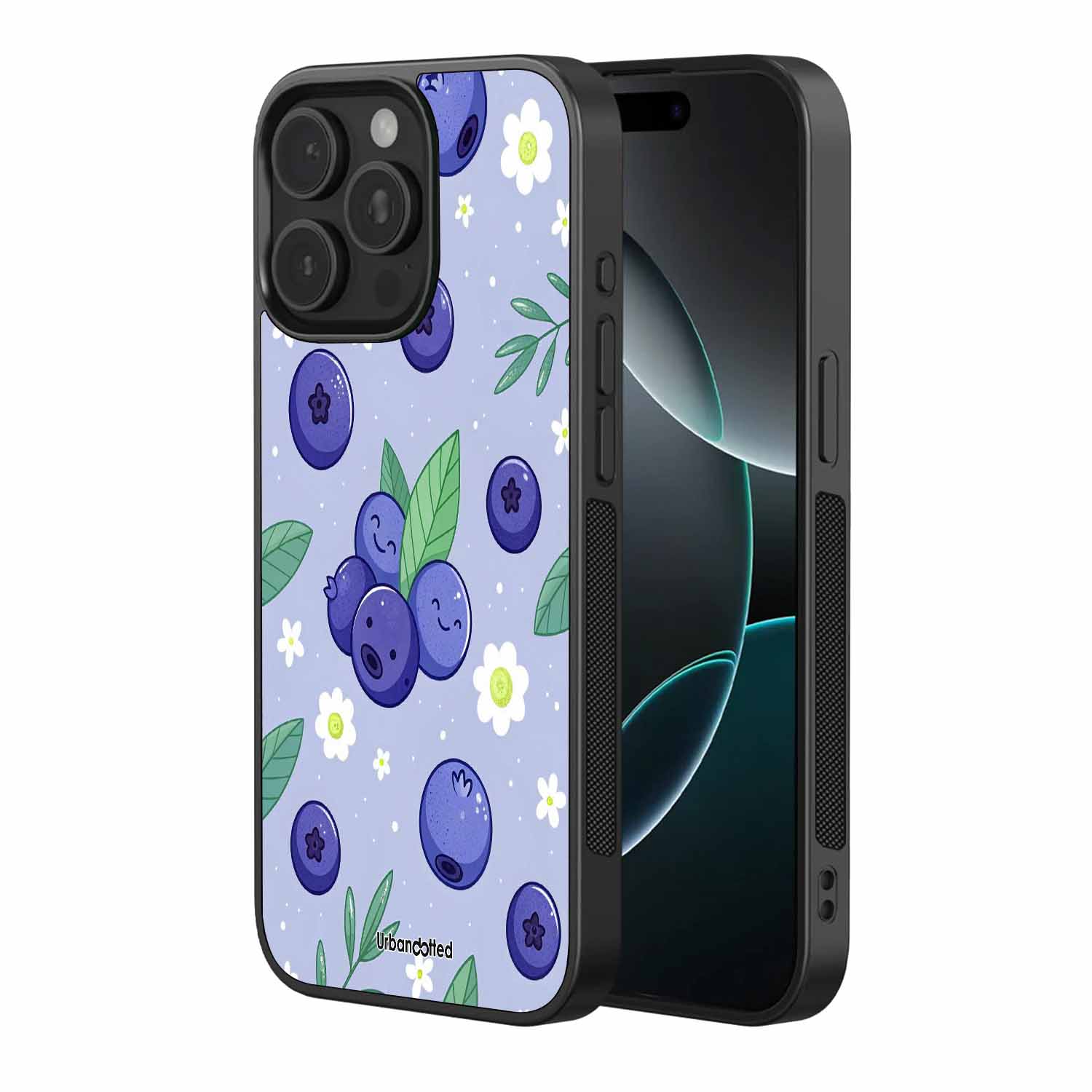 Sweet Berry Bunch Glass Case