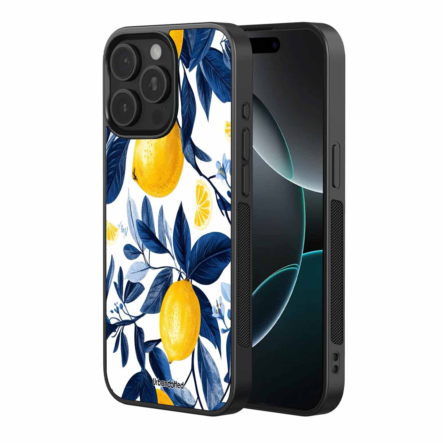 Lemon Indigo Grove Glass Case