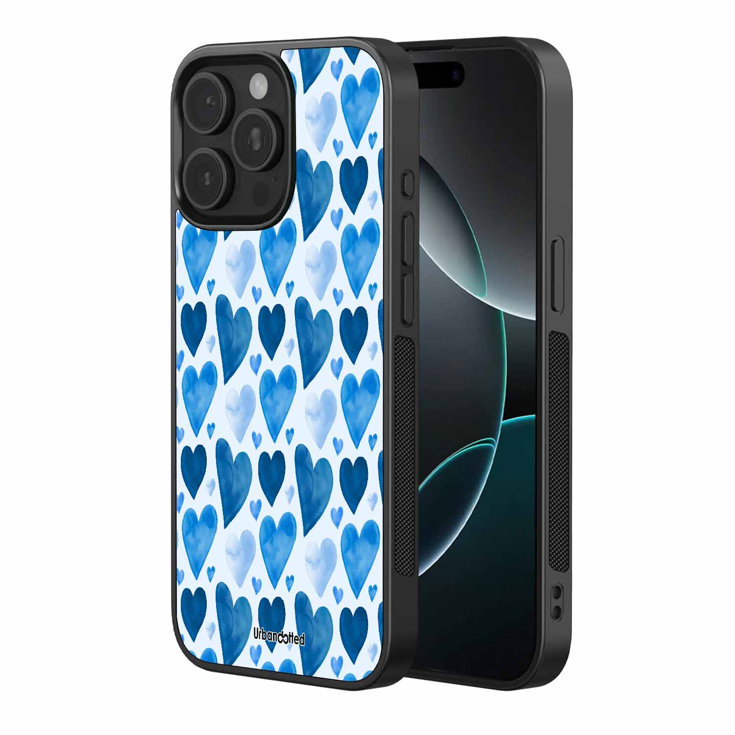 Ocean Love Pattern Glass Case