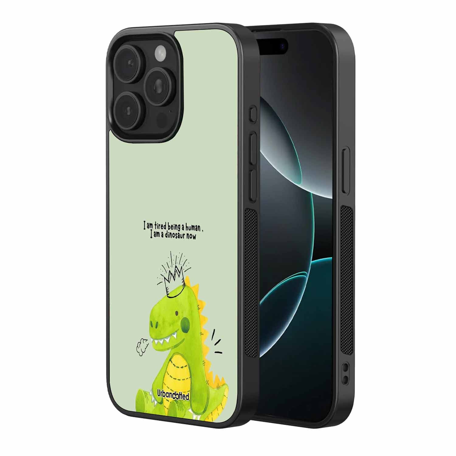 Roaring Crown Dino Glass Case