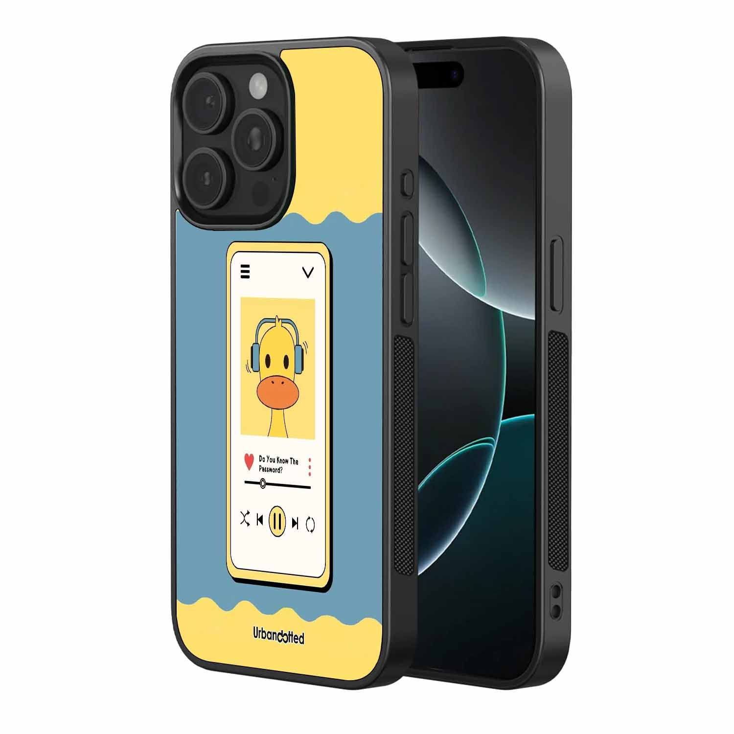 Melody Duck Glass Case